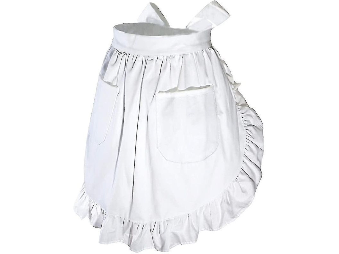 Avental De Cozinha 100% Algodão Ajustável Com Bolso Tamanho Único Ideal Para Cozinhar E Presente
