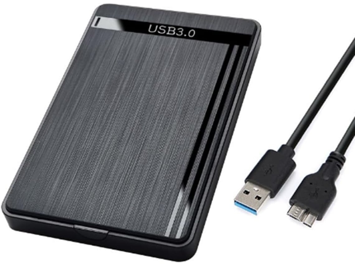 Gabinete Externo Para Hdd De 2,5" Com Usb 3.0, Compatível Com Ssds E Hdds