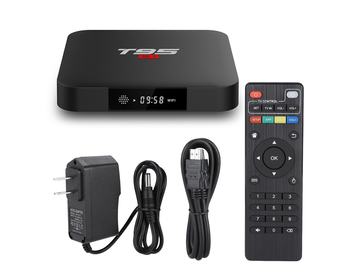 Caixa De Tv Inteligente Com Reprodução 4k E Wi Fi Sem Fio