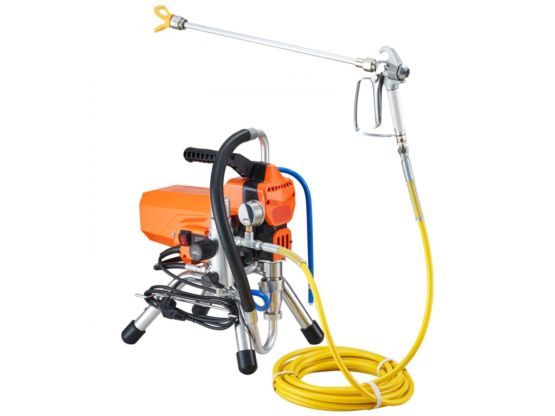 Pistola De Pintura Airless 2000w Com Alta Pressão E Acessórios Tekmaquinas