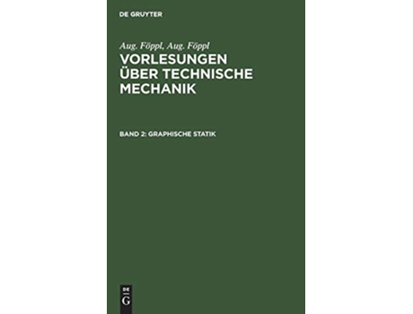 Livro Graphische Statik German Edition de Aug Föppl (Alemão - Capa Dura)