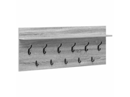 Cabideiro de Parede Cinza Sonoma 100 X 40 X 12 Cm MAISON EXCLUSIVE