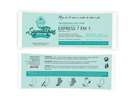 Sapatilhas kit express 7 em 1 para pedicura casco de cavalo Maru