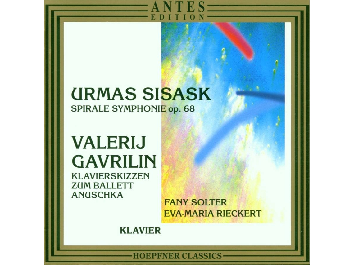 CD Solter,Fany/Rieckert,Eva-Maria - Sisask Spirale Symphonie (1CD)