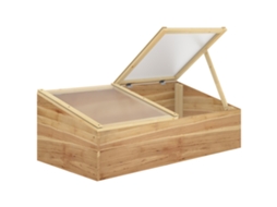 Mini Serre Of Jardin Serre For Semis Dim . 100l X 50l X 36h Cm Roof 2 Pans Ouvrables Séparemment Panneaux Of Polycarbonate Wood Sapin Pré-huilé
