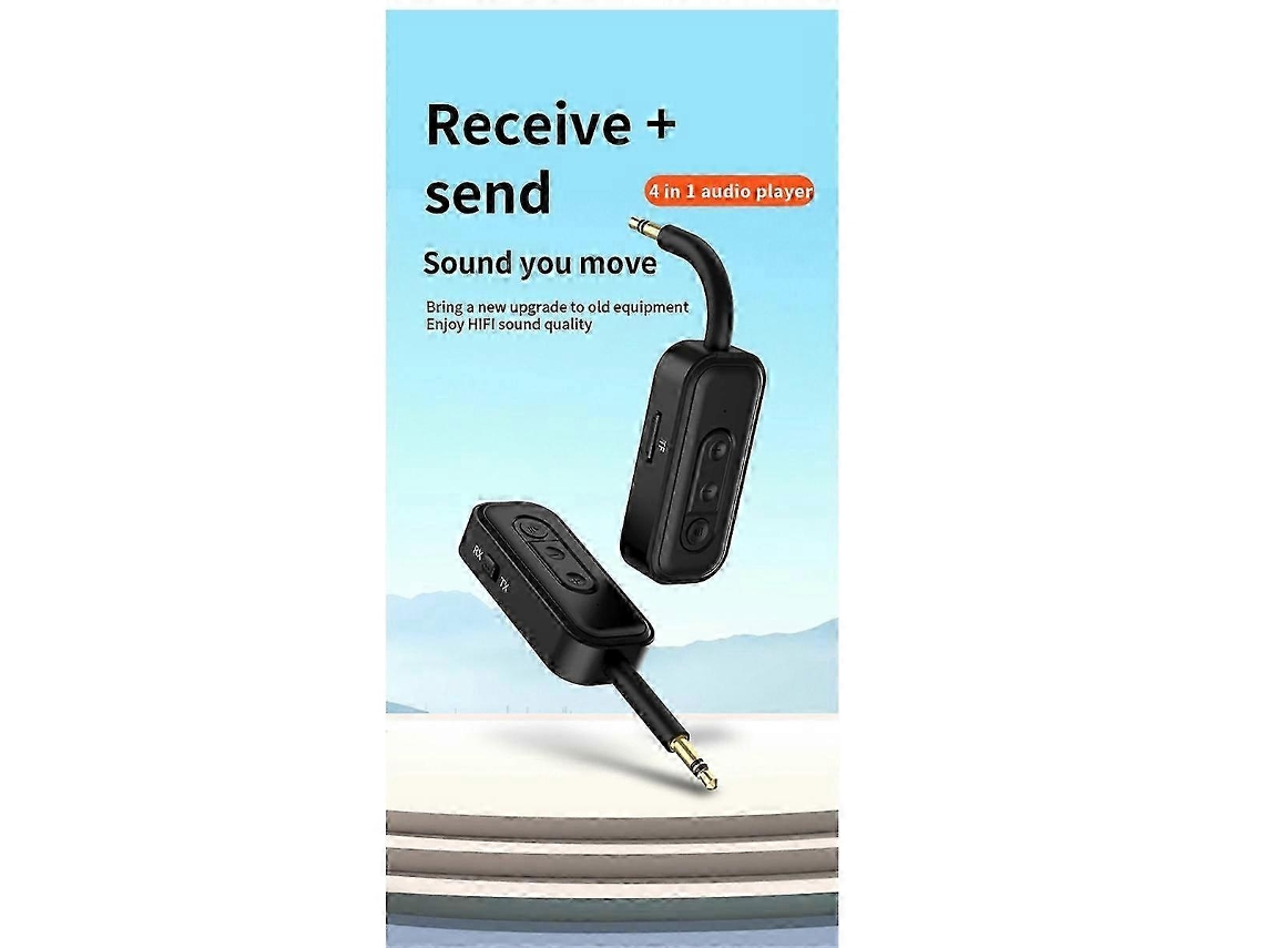 Transmissor E Receptor De Áudio Bluetooth 5.3 De 2026