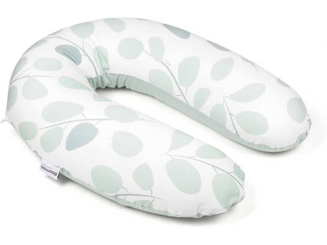 Almofada de Amamentação DOOMOO Budy - Leaves Aqua Green
