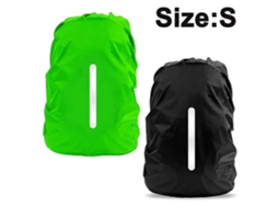Capa Impermeável Para Mochila, Lurelia, 2 Unidades, M, Preto, Poliéster, Faixa Refletiva, Caminhada Viagem
