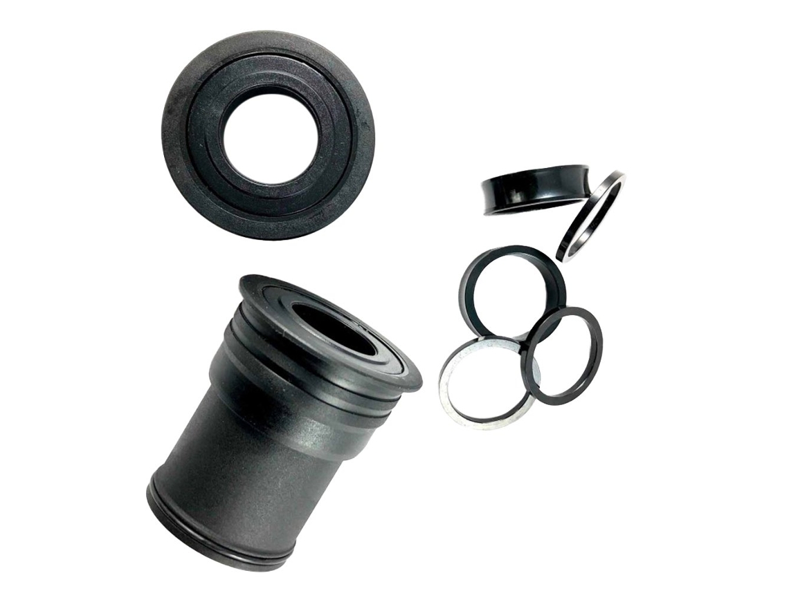 Eixo Pedaleiro Pf30 Shimano Prateado 68/73 Mmlola