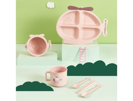 Geyecete Lancheira Infantil Bento 6 Pcs