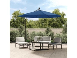 Vidaxl Tecido Substituição P/ Guarda-sol Cantilever 300 Cm Azul-ciano