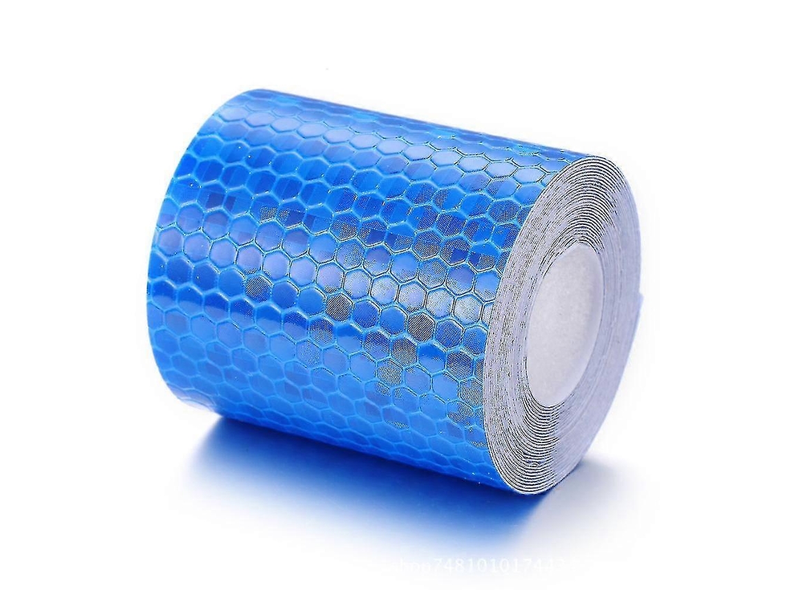 Cinta Reflectiva 3m x 50mm impermeável, aviso de segurança, azul | S/MARCA