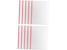 Pastas A4 Com Barra Deslizante, 1,0 Cm De Espessura, Material Pp Transparente, Pacote Com 10 Unidade Gokoco