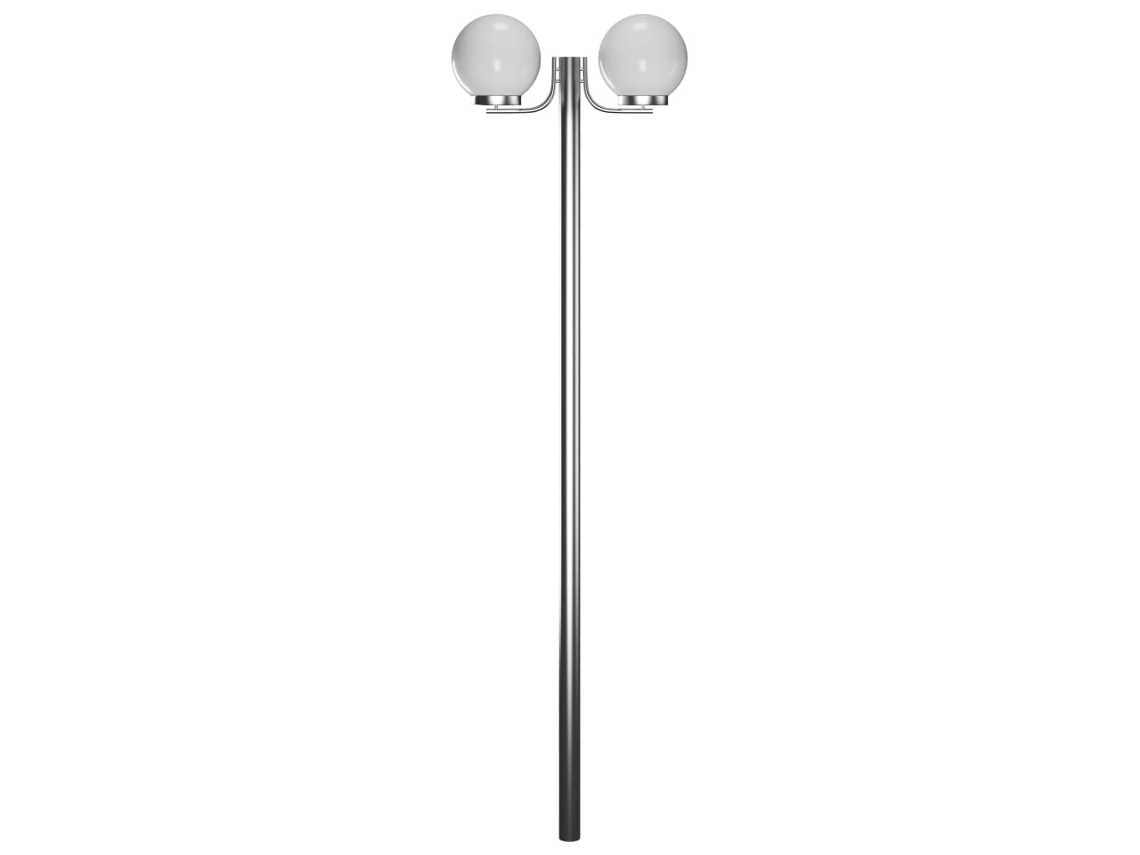 Iluminação exterior VIDAXL White Stainless Steel (25 x 22 cm)