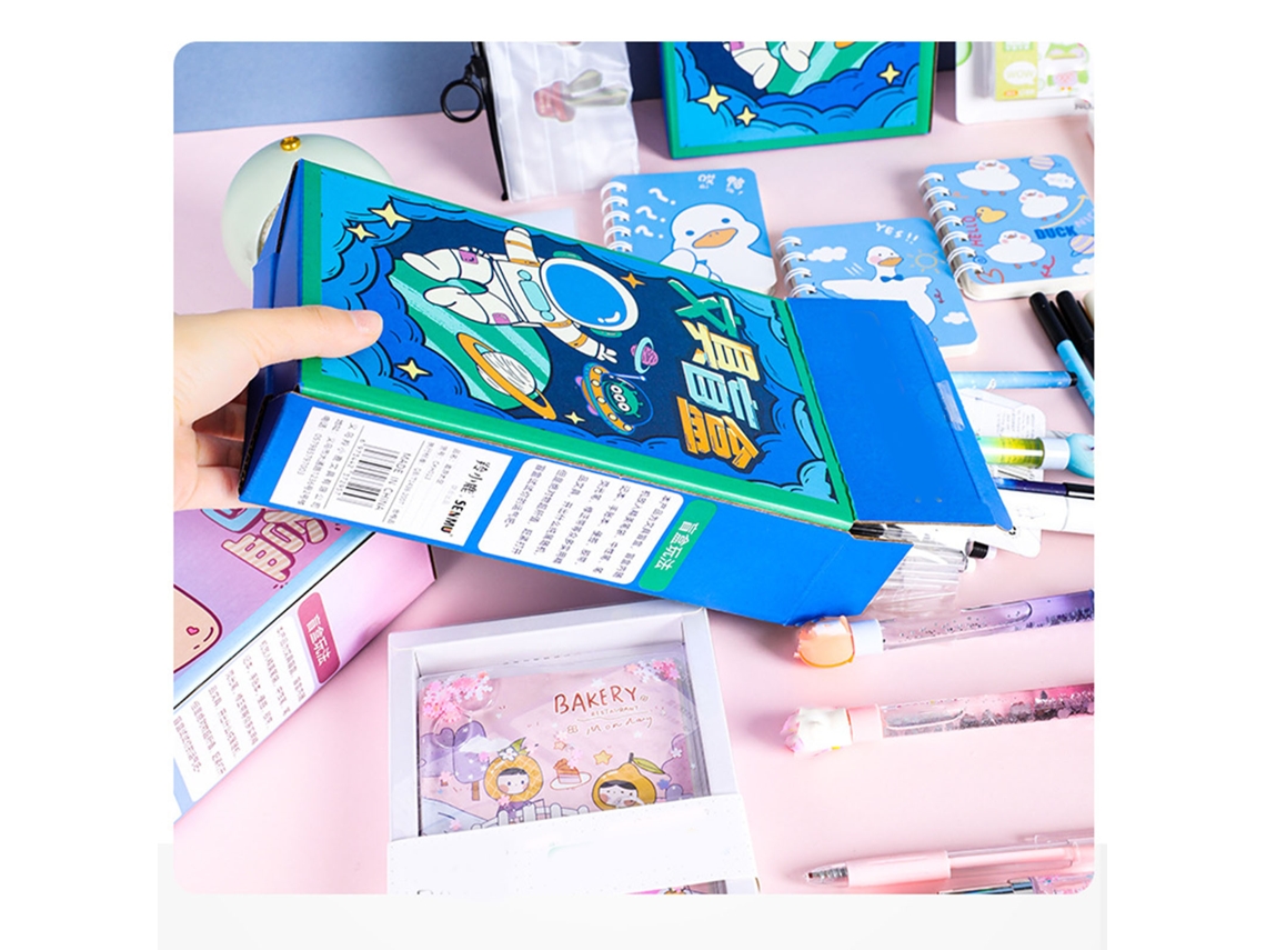 Kit de Materiais Escolares 32 Peças Versátil Crianças Tipo 2