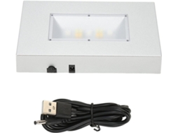 Suporte Retangular Para Exibição Com Base De Luz Led, Suporte Iluminado Em 7 Cores, Pedestal De Vidro Para Decoração