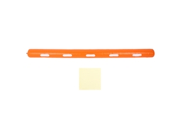 Bastão Inflável para Piscina 230cm Noodle Flutuador Pvc Brinquedo de Água Laranja para Praia e Festas | S/MARCA