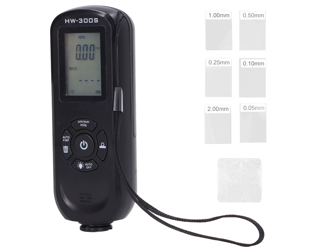 Medidor de espessura digital Primerox Hw 300s para metais e produtos químicos.