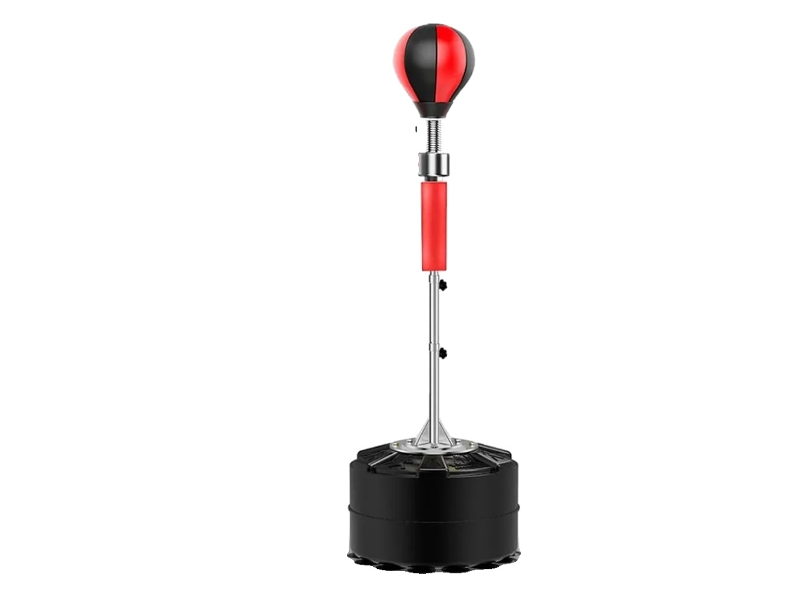 Bola De Soco Ajustã¡vel 120 190 Cm Com Barra De Reflexã£o 360â° Preto Vermelho Oem