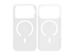 Capa Para Celular Com Proteção Para A Câmera Para Iphone 17 Pro - Branca