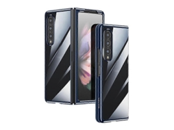 Capa Protetora Transparente Sulada À Prova De Choque Em Policarbonato Com Revestimento Anti-choque Para Samsung Galaxy Z Fold4.
