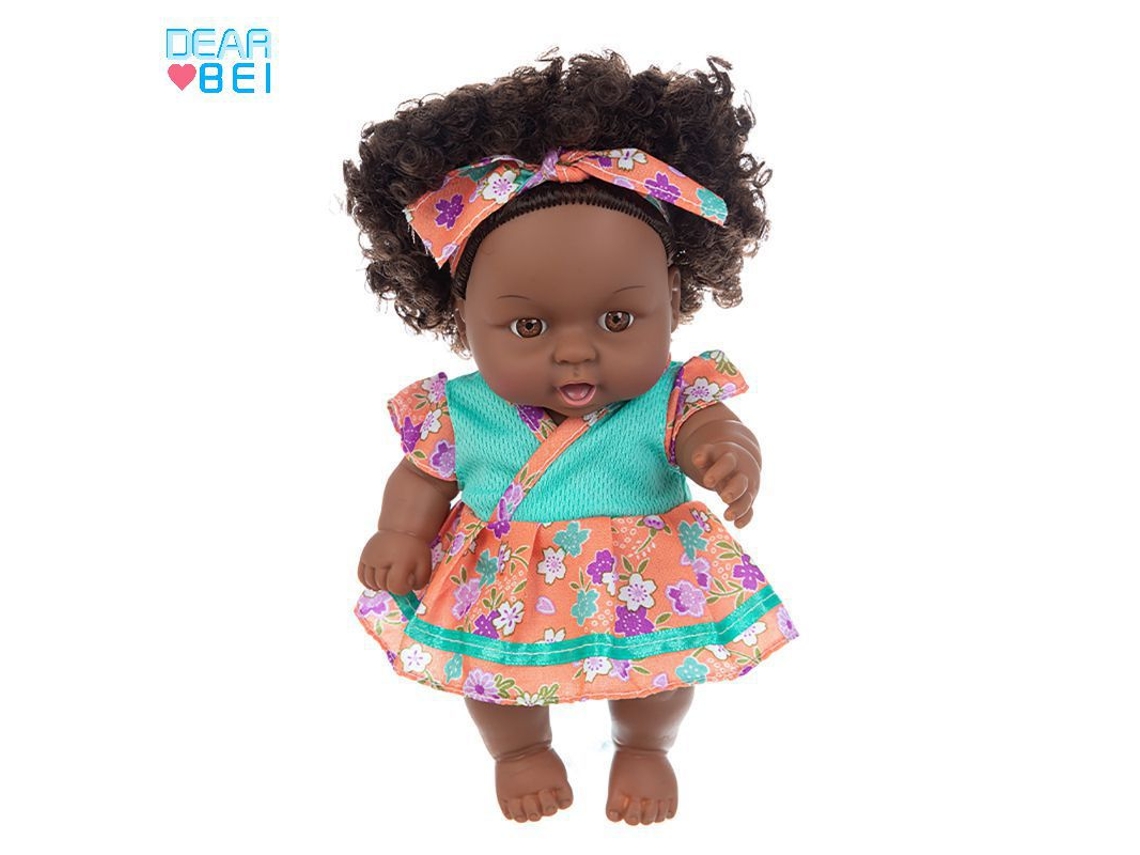 Boneca Africana Negra De 20 Cm, Boneca Fofa Tie-dye, Boneca De Conforto, Brinquedo Infantil