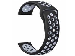 Pulseira Universal Elegante Para Relógio Esportivo Runnr - 20mm Preta
