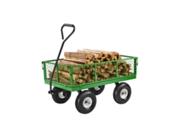 Carrinho De Jardim Em Aço 1840 X 560 X 535 Mm Carga De 408,23 Kg, Verde Vevor
