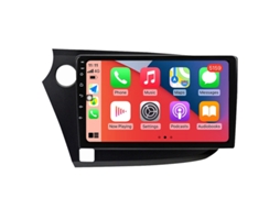 Auto Rádio Carro Bluetooth Autoradio 8GB RAM 128G ROM CarPlay Navegação GPS Ecrã Táctil RoverOne para Honda Insight 2 2009-2014  