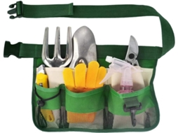 Bolsa de cintura para ferramentas de jardinagem, ideal para limpeza de utensílios, feita de tecido Oxford.