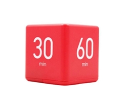 Temporizador Digital Em Cubo Com Sensor De Gravidade, Predefinições 1 A 60 Minutos, Volume Regulável, Visor Led