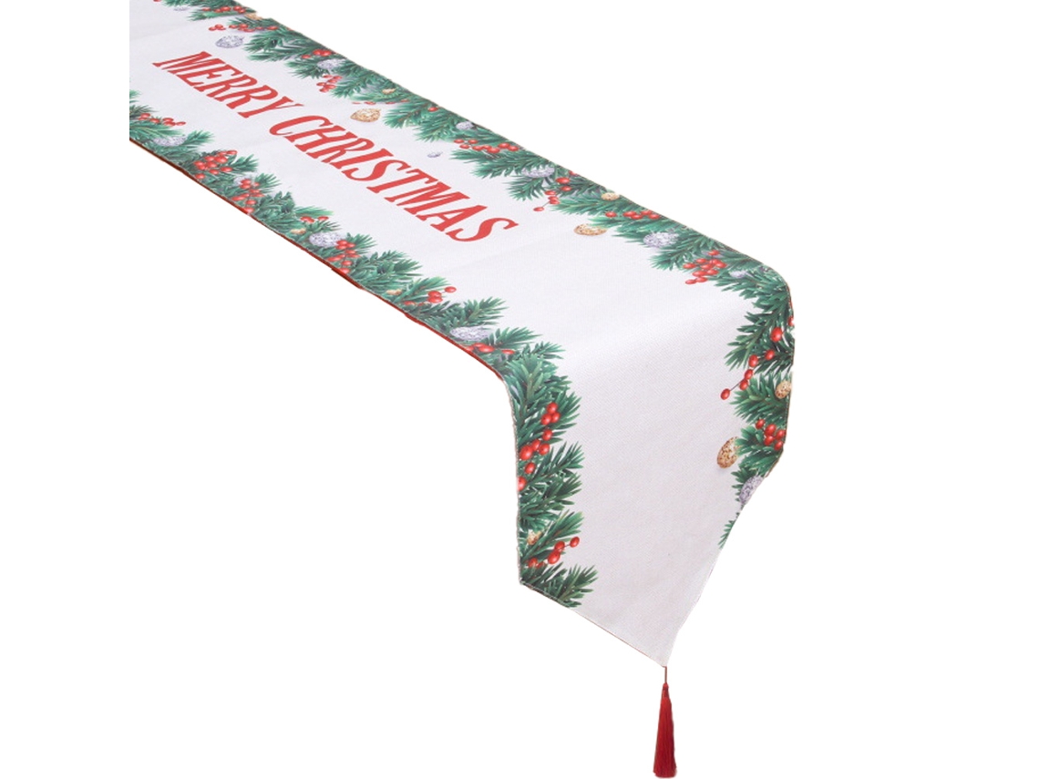 Caminho de Mesa de Natal Decoração de Natal RNEMITERY