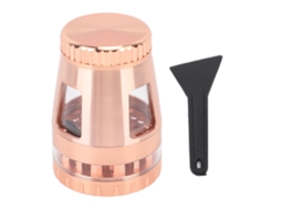 Moedor De Temperos Portátil Liga De Zinco Anti Rust Rosa Ouro