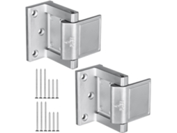 Pondon Conjunto De 2-travas Segurança Para Portas, Reforço Para Trava De Porta, Trinco De Liga Zinco, Segurança Para