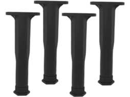 Conjunto De 4 Pés De Suporte Central Ajustáveis Em Altura Para Cama, Garantindo Estabilidade.