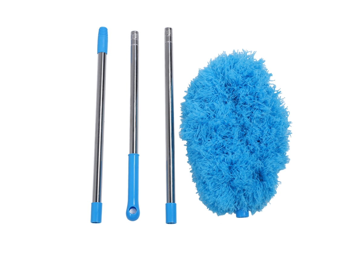Baok - Limpador de ventilador de teto reutilizável com fibra de poliéster e hastes extensíveis, ideal para eletrodomésticos e ventiladores de teto.