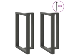 Bar Table Leg, Bar Table Legs Vidaxl Antracite Aço (60 X 35 X (90-91) Cm)