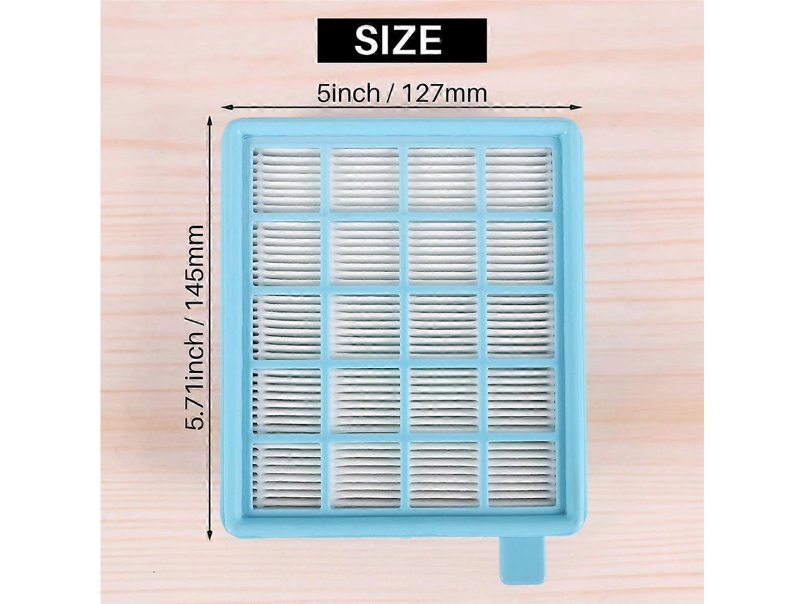 4 Unidades /lote Filtro Hepa de Malha, para Aspirador de Pó Fc8515 Fc8516 Fc8517 Fc8518 Fc8470 Fc8471 Azul BRILVIBERA