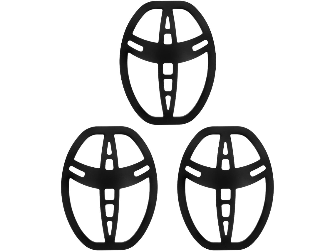 Conjunto De 3 Peças De Protetores De Bobina Para Detector De Metais Para Prática.