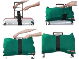 1 Alça Elástica Ajustável Bagagem Vermelha