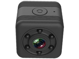 Mini Câmera Espiã Wi Fi Com Detector De Áudio, Gravação De Loop / Visão Noturna Gps Yizhood (preto)