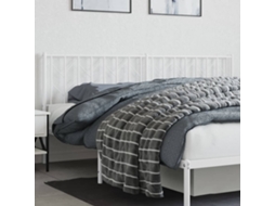 Vidaxl Cabeceira De Substituição 193 Cm Metal Branco