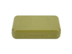 Caixa de Iscas S/MARCA portátil com fivela magnética, grande, verde