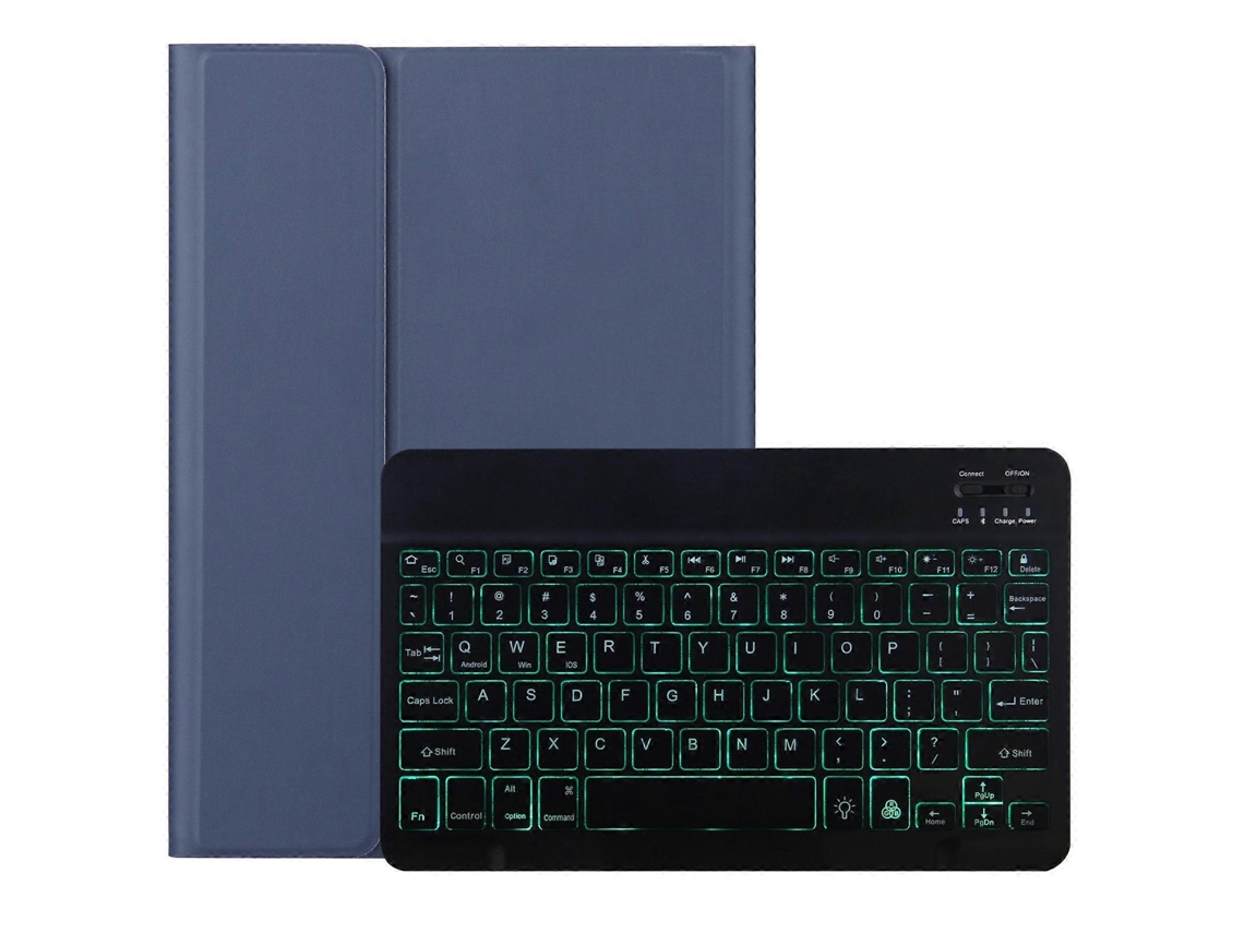 Dy-p10-s 2 Em 1 Teclado Bluetooth Removível + Capa Protetora De Couro Para Tablet Com Retroiluminação E Suporte Para Lenovo Tab P10 De 10,1 Polegadas