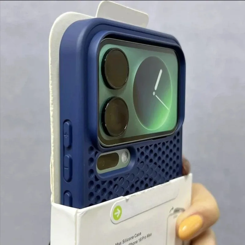 (azul Xiaomi 13) Capa Protetora Rígida Com Ventilação Magnética Magsafe E Tela Respirável