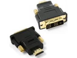 Adaptador de Interface Gembird HDMI - DVI e M/F Preto