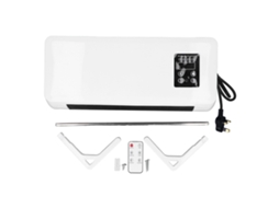 Aquecedor Condicionador de Parede com Tela Touch, Modos Frio e Quente, Portátil e Ajustável, Plugue Uk 250v