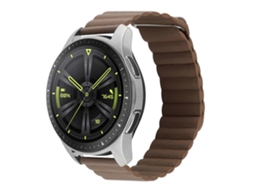 Pulseira Universal De Couro Com Fecho Magnético Para Amazfit Gts 4 / Gts 4 Mini / Gts 3 (20 Mm).