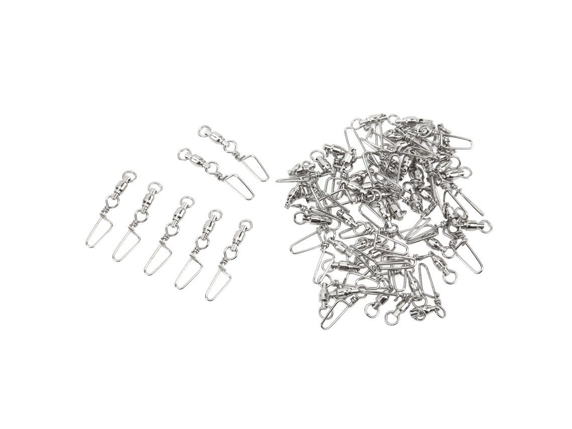 50pcs Anzóis Pesca Aço Inox Resistente Tipo B 1