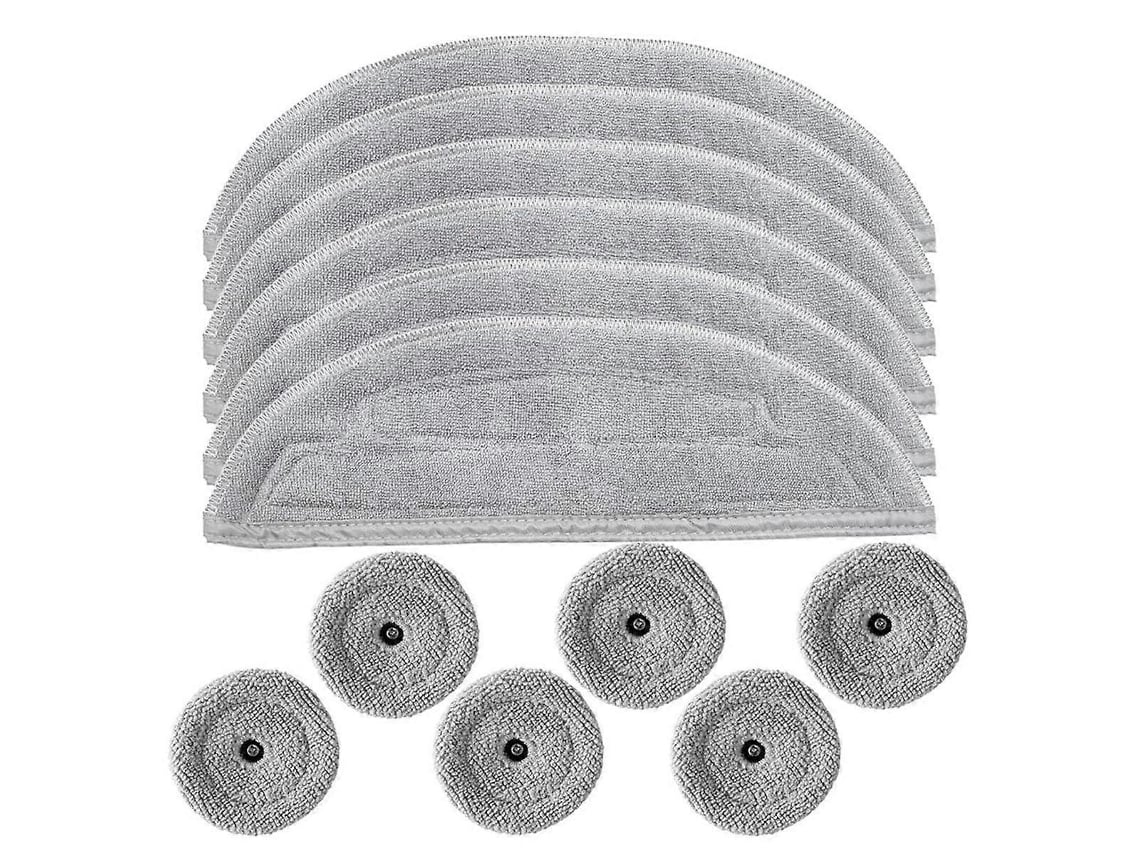 Conjunto de 12 Panos Limpeza Reposição para o Aspirador Robô S8 Maxv Ultra e Max Ultra. Acessórios BRILVIBERA